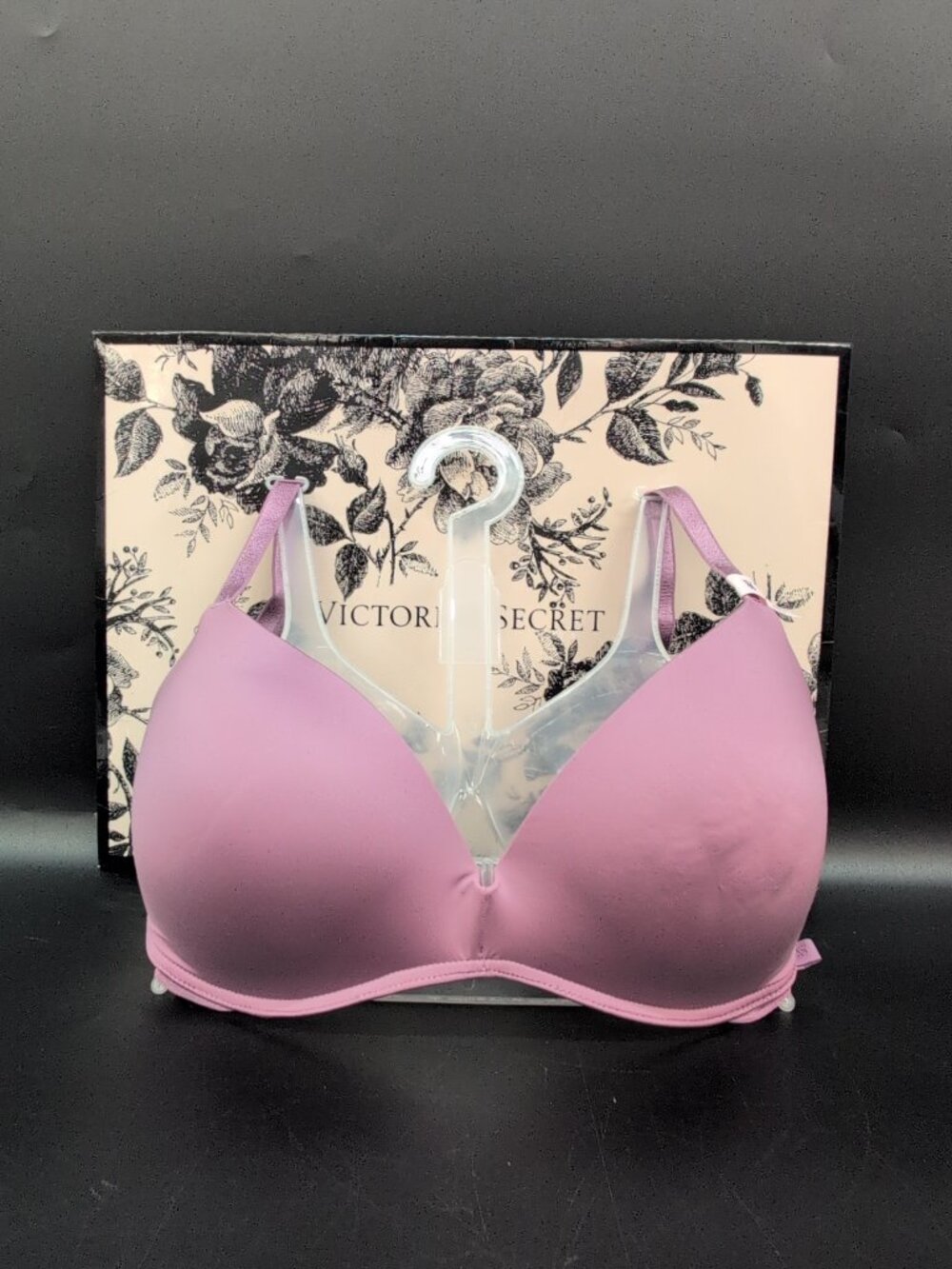 Victoria Secret Sexy Tee Smooth Cup Wireless Push Up Bra 32DDD Thistle